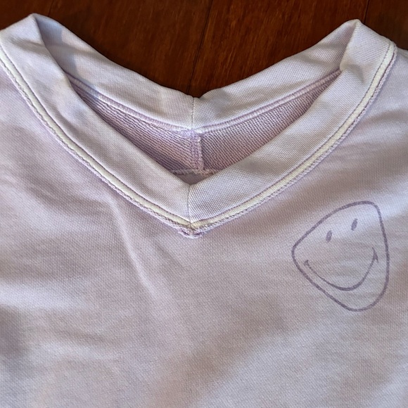 Aerie Wonder Oversized V-Neck Sweatshirt - Picture 8 of 9